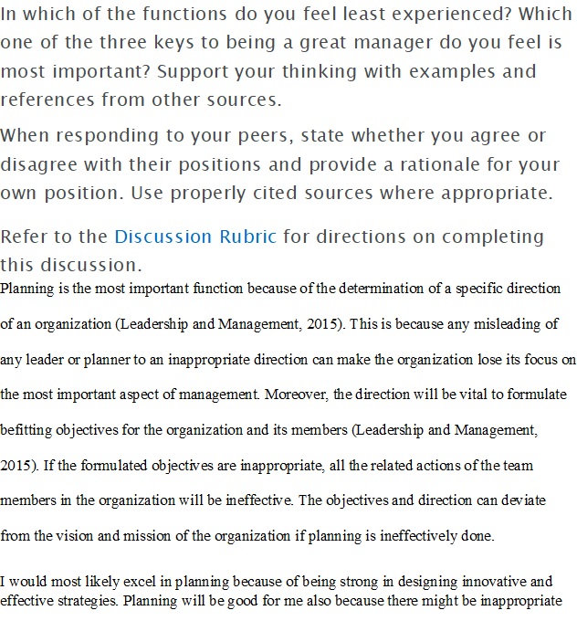 5-1 Discussion Management
